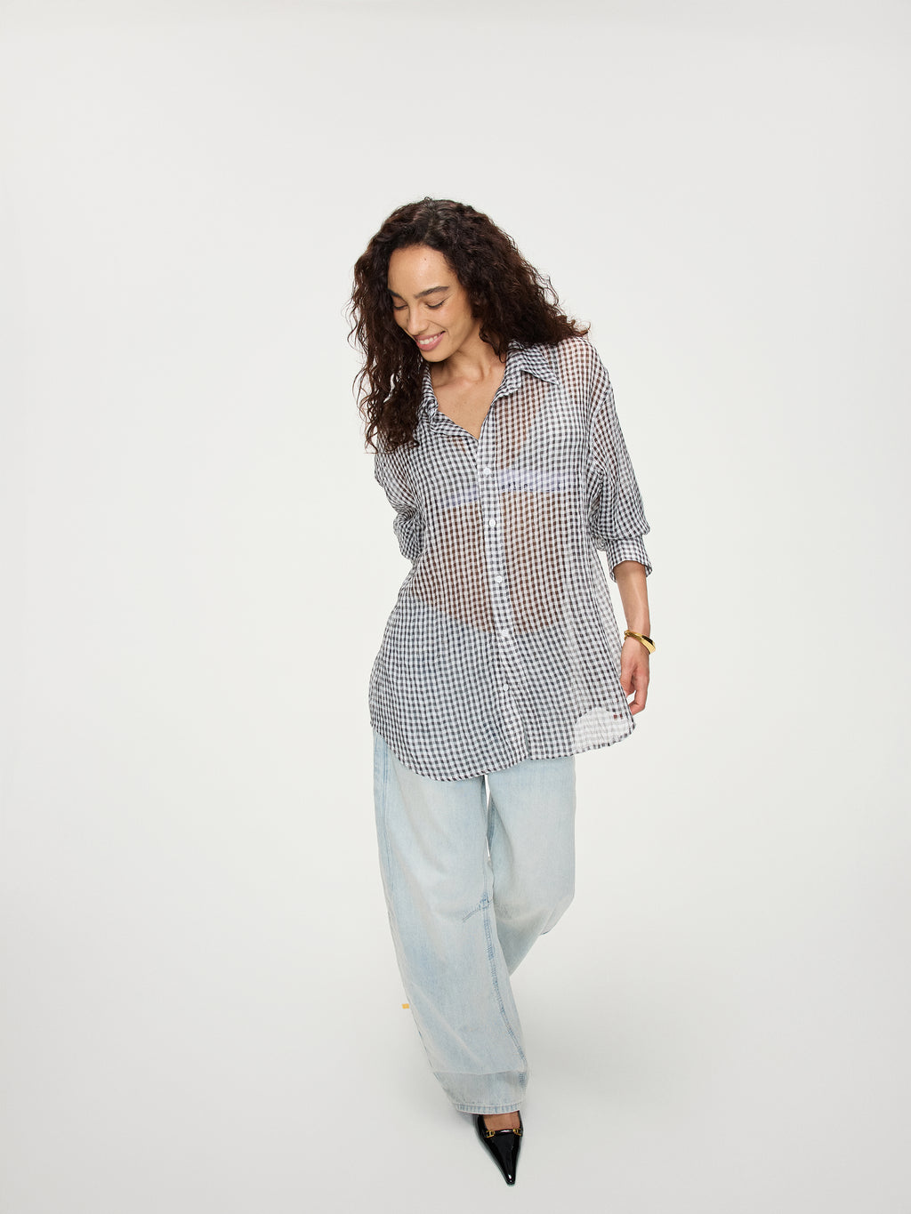 Mirror Plaid shirt - YHONE