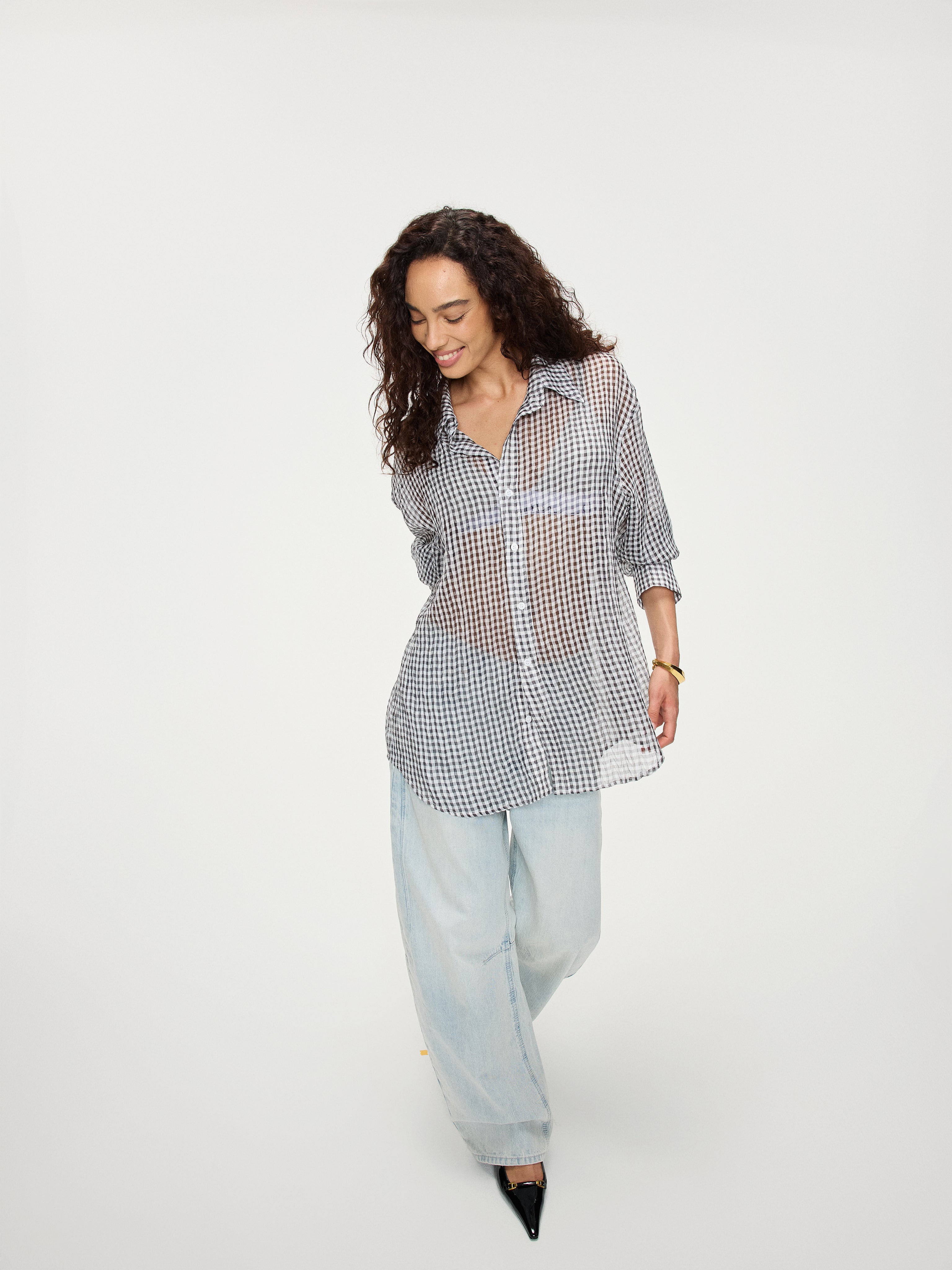 Mirror Plaid shirt - YHONE