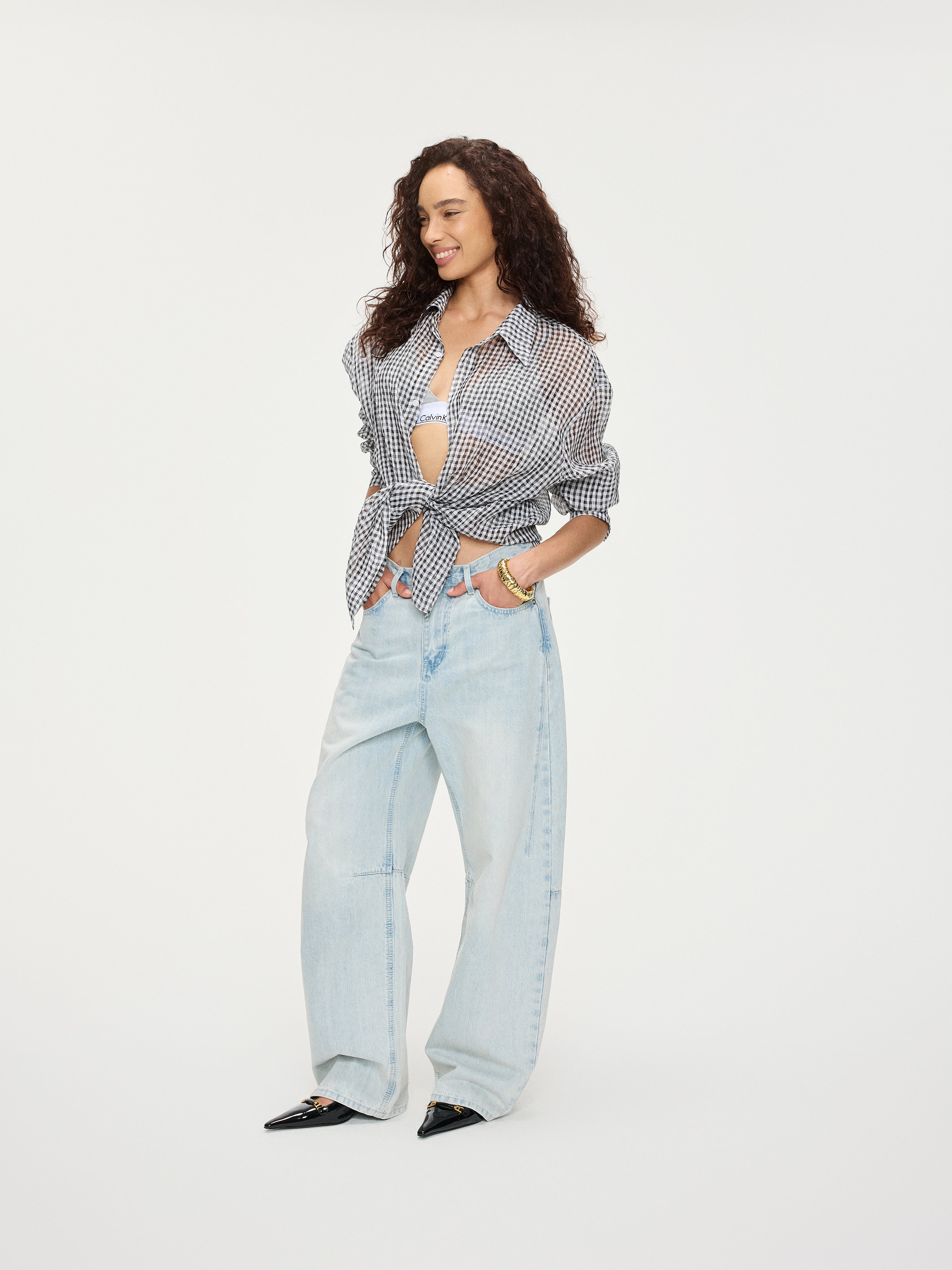 Mirror Plaid shirt - YHONE