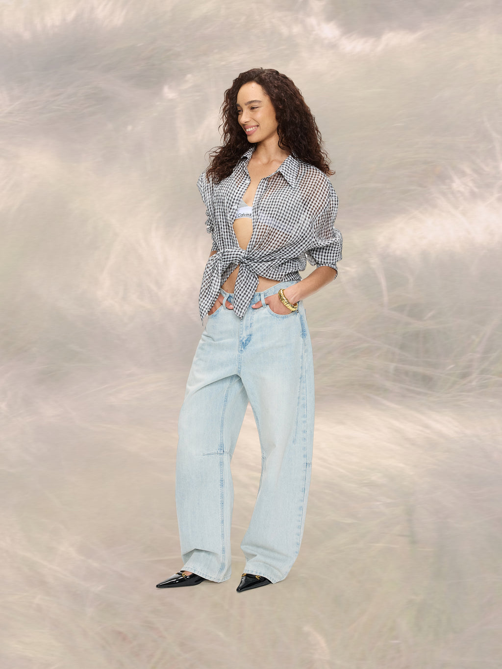 Mirror Plaid shirt - YHONE