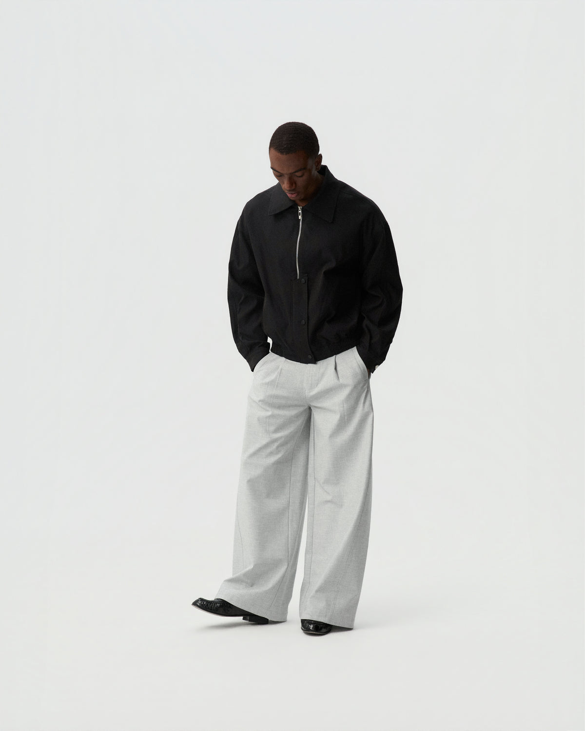Sculpted Form Jacket — styling view