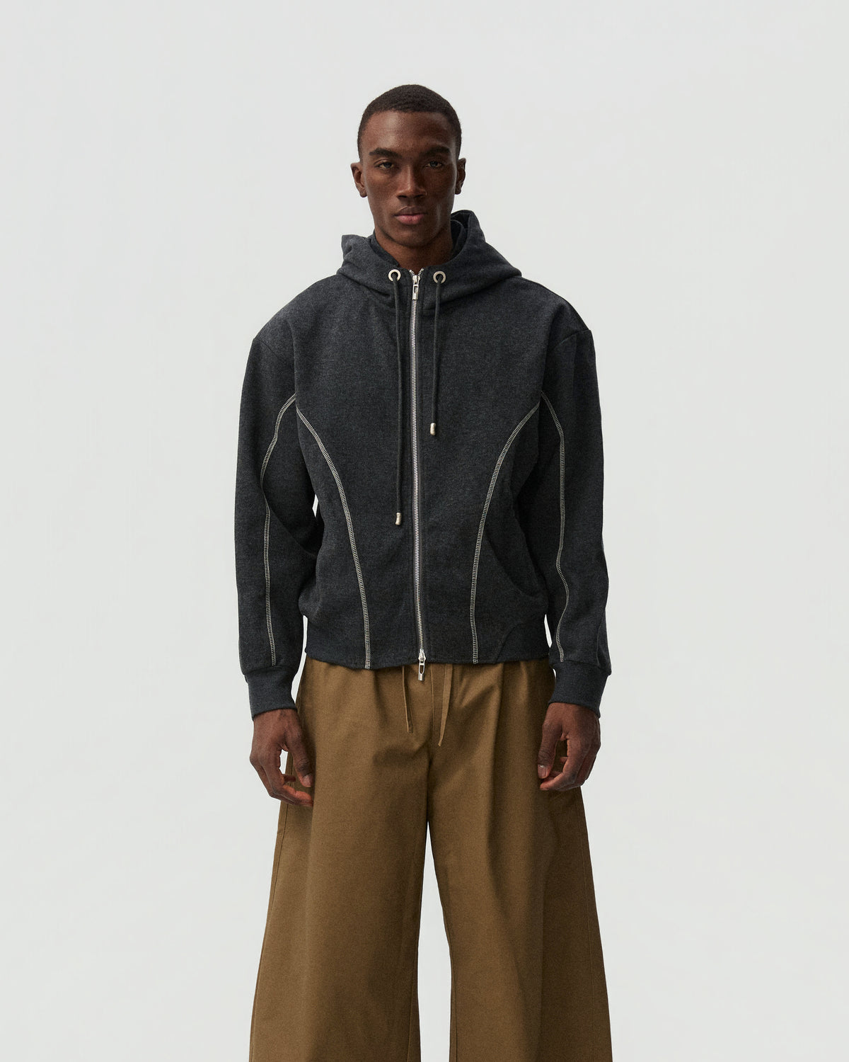 Sculpted Track Jacket — product view