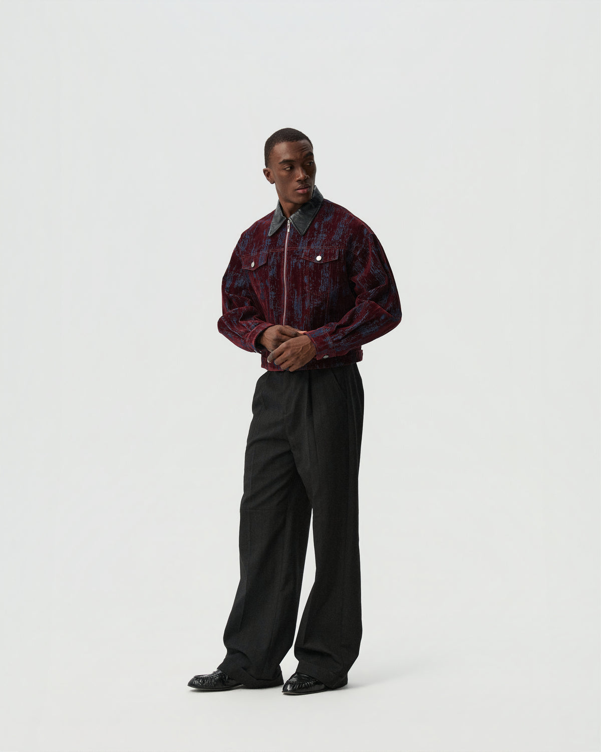 Brushstroke Jacket — styling view