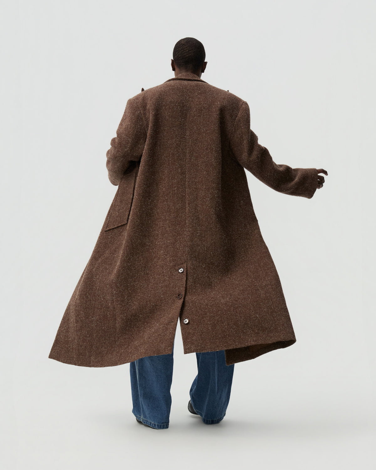 Earthline Coat — Final Sale — product view; model: Heider