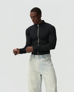 Axis Knit — product view; model: Heider