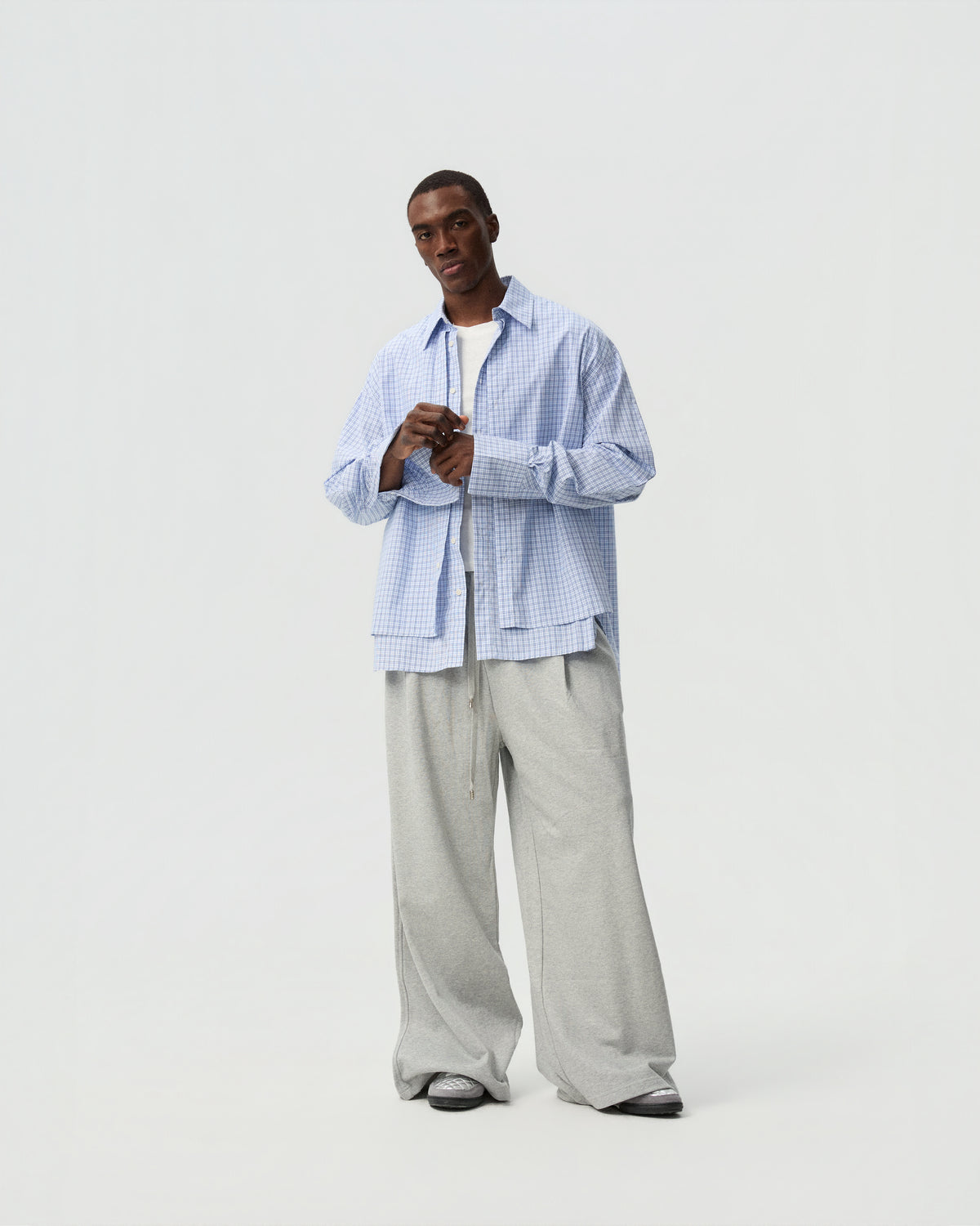 Angle Cropped Tee — styling view