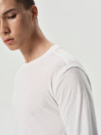 Structure Long Sleeve in White