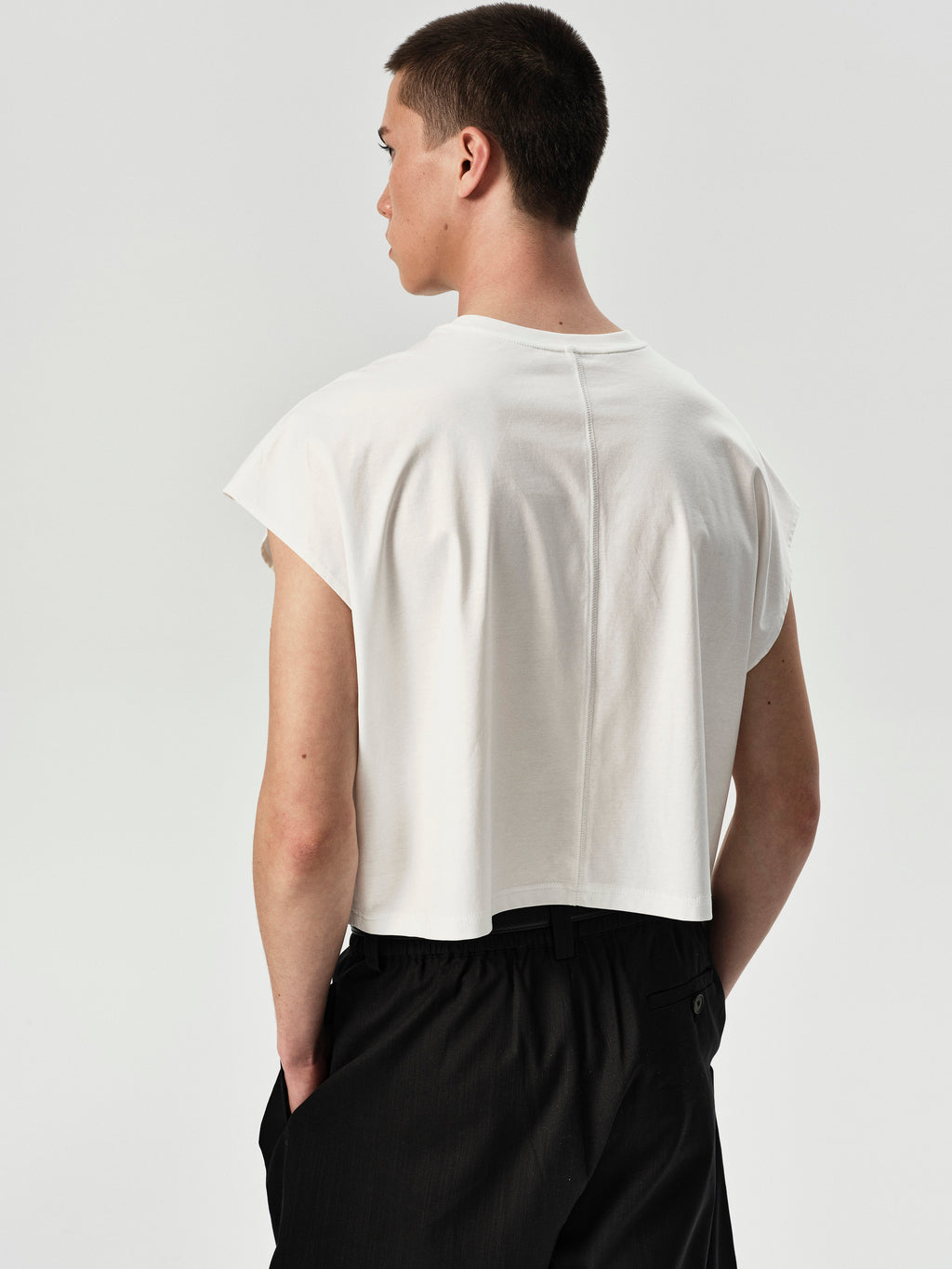 Form Vest in White