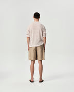 Shift Stripe Long Sleeve in BarePink