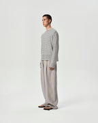 Shift Stripe Long Sleeve in BarePink