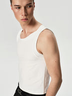 Layer Tank in White