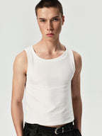 Layer Tank in White