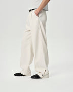 Cuff Trousers in White