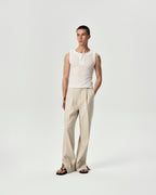 Henley Tank in White