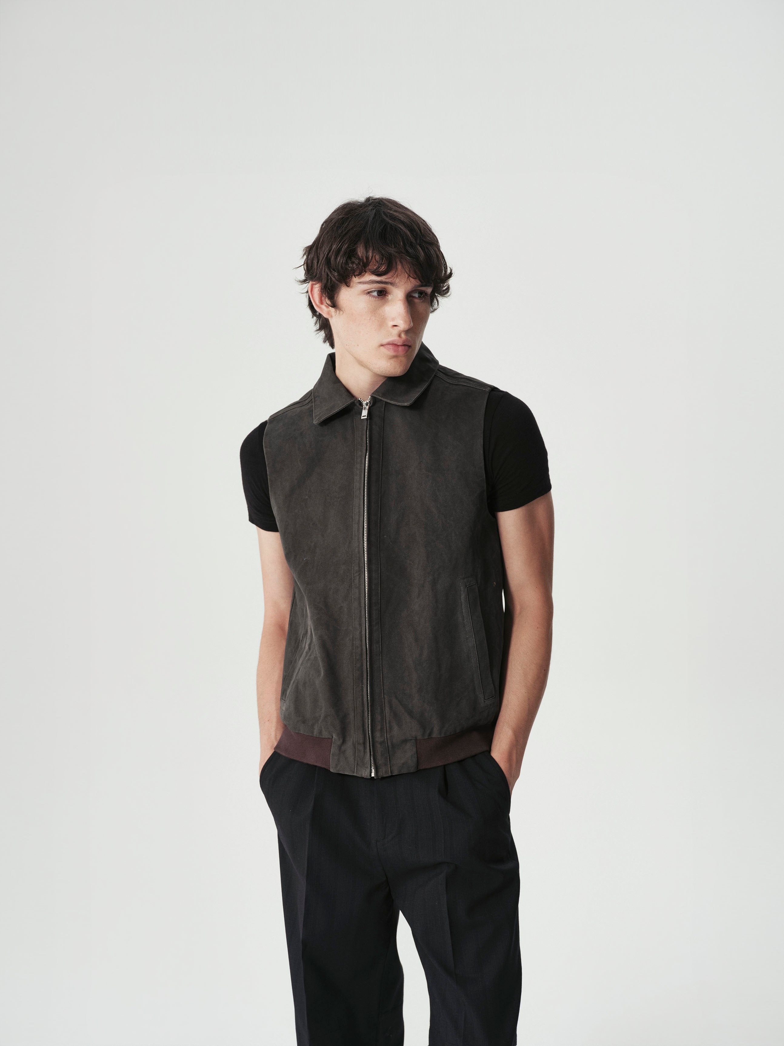 Washed Canvas Field Vest