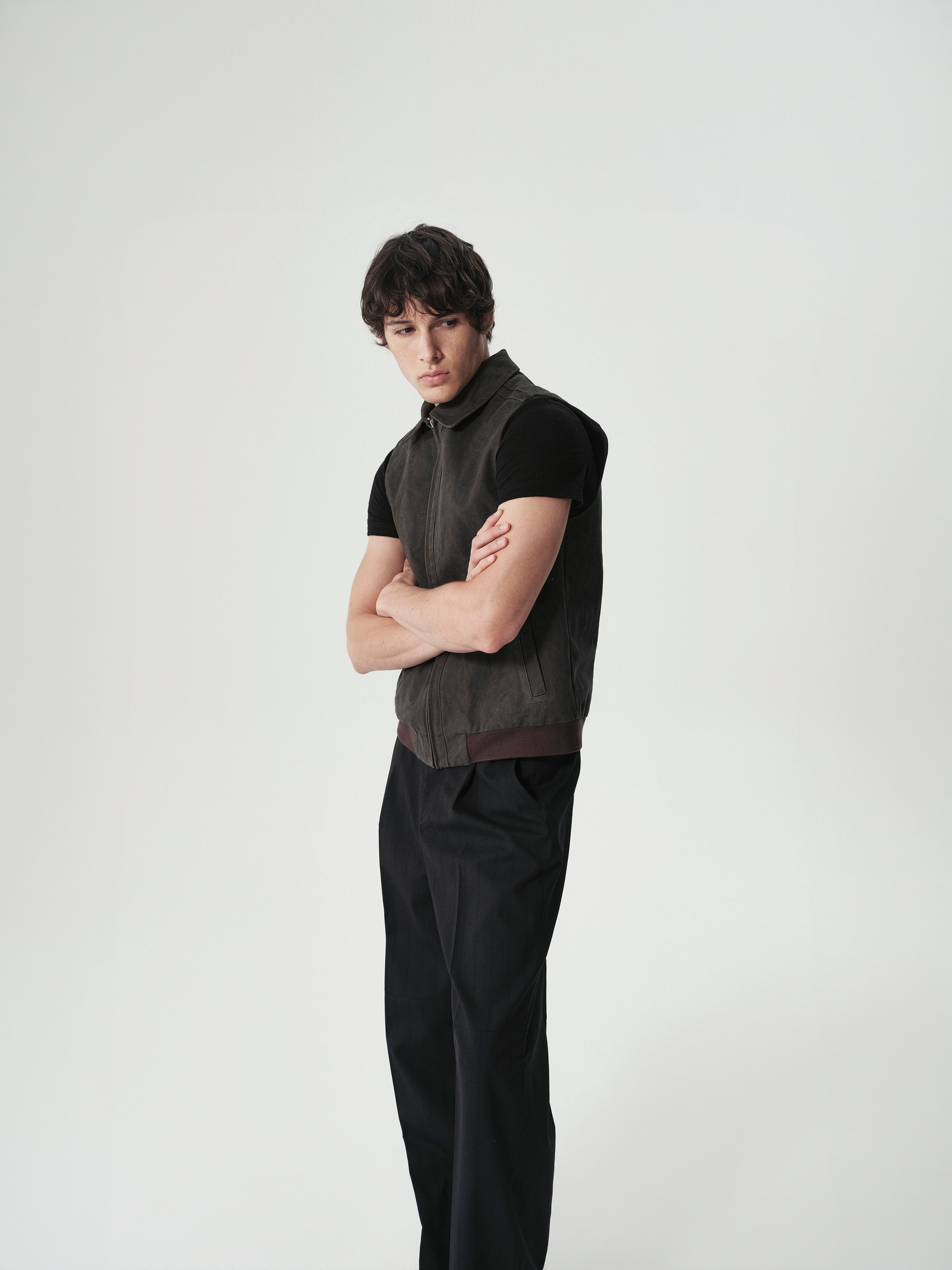 Washed Canvas Field Vest