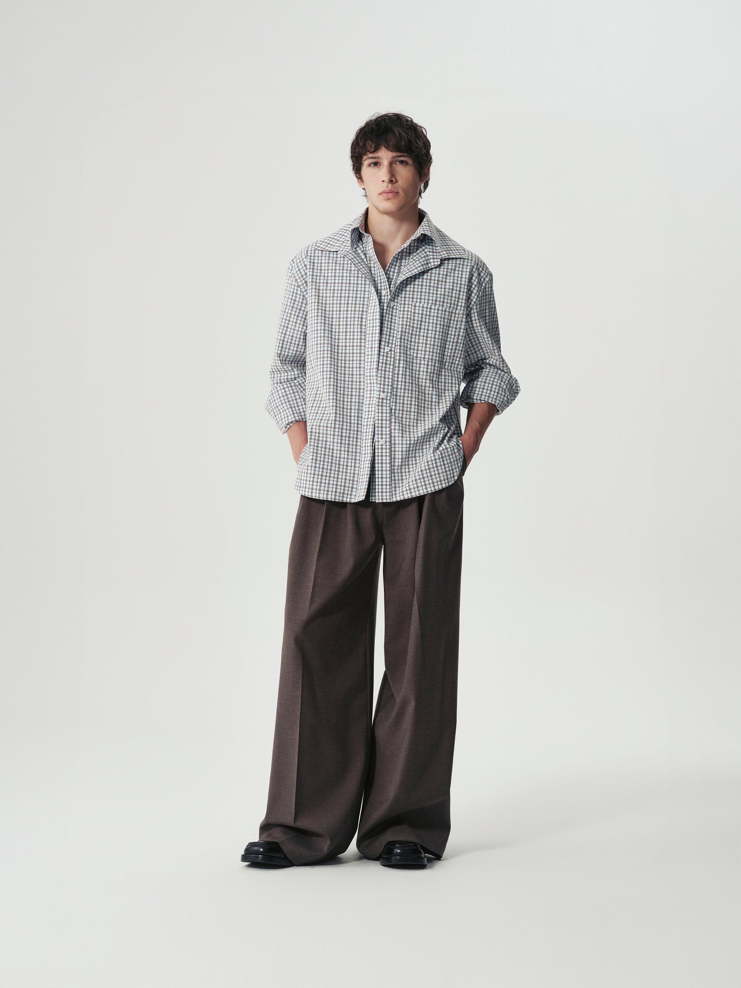 Layered Check Shirt