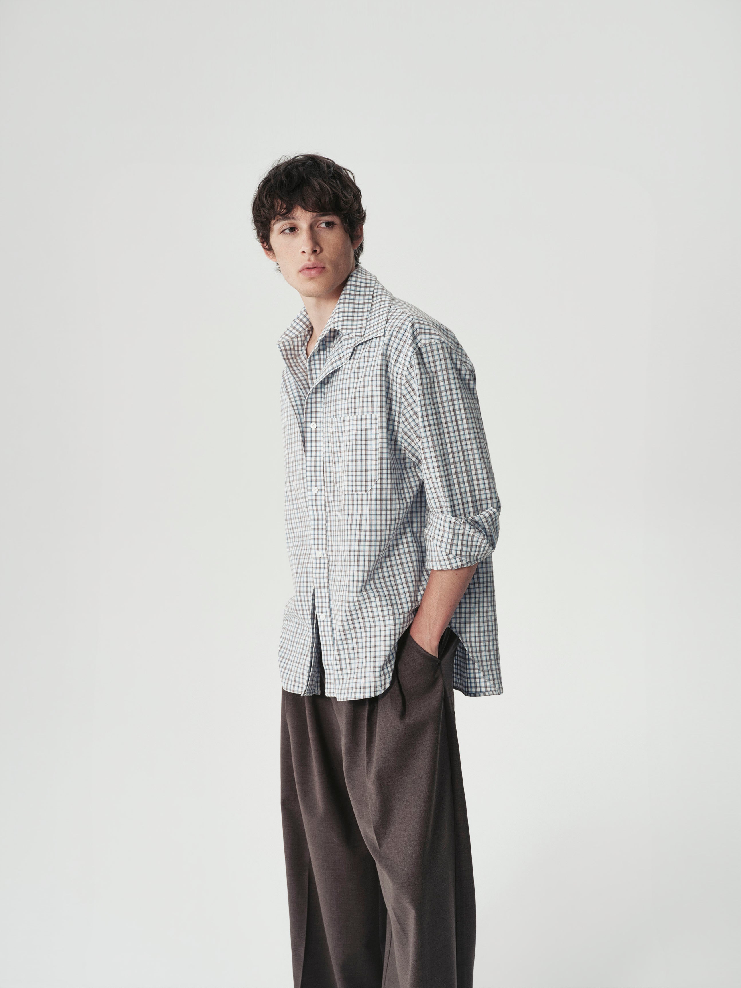 Layered Check Shirt