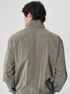 Crinkle Nylon Track Jacket