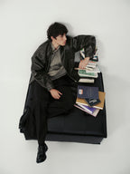 Crinkle Nylon Track Jacket