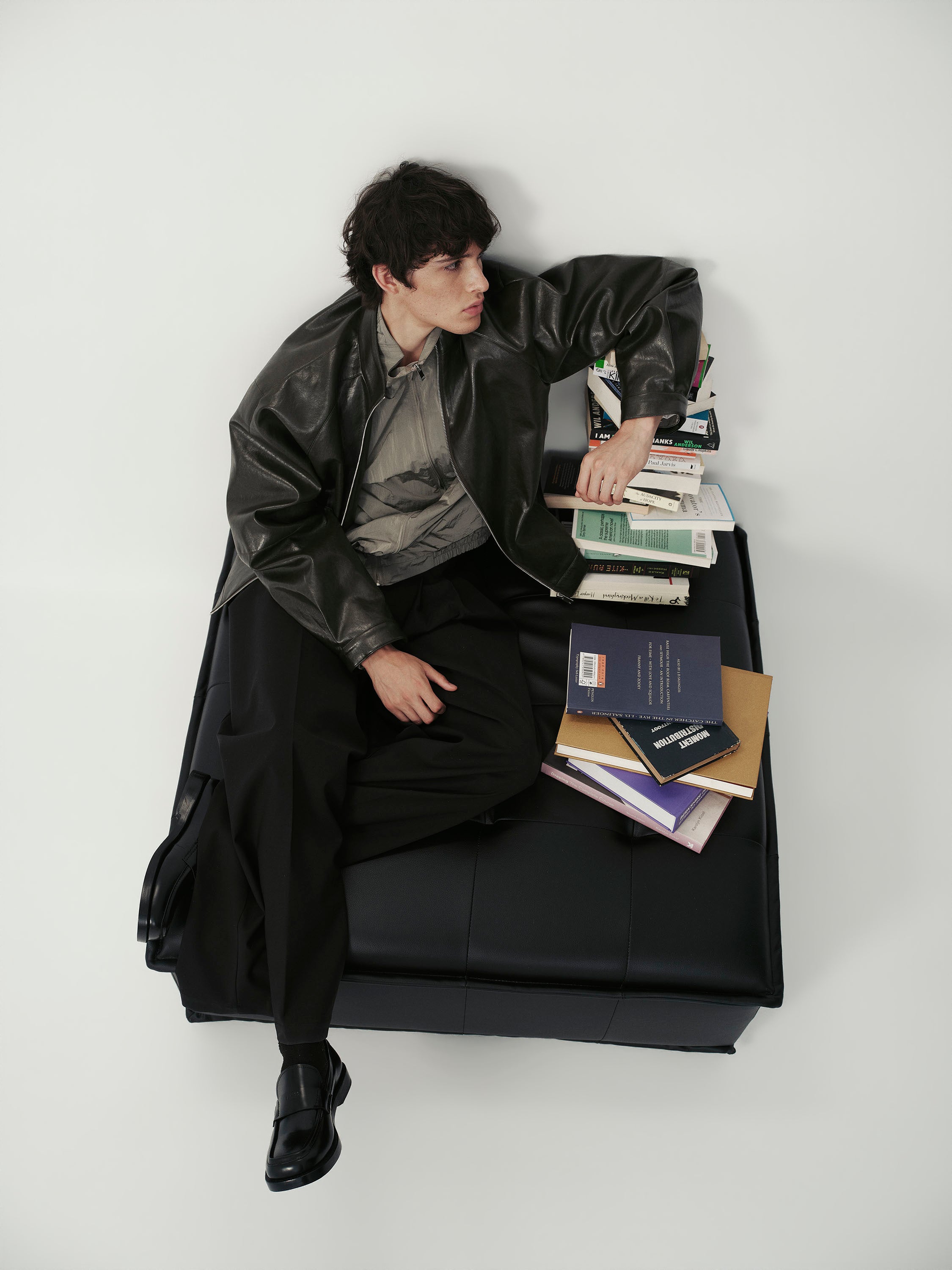 Crinkle Nylon Track Jacket