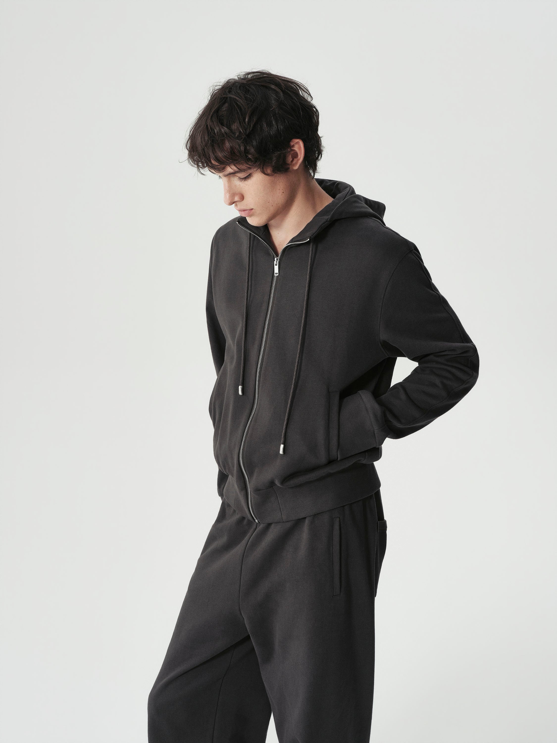 Funnel Zip Sweat Jacket