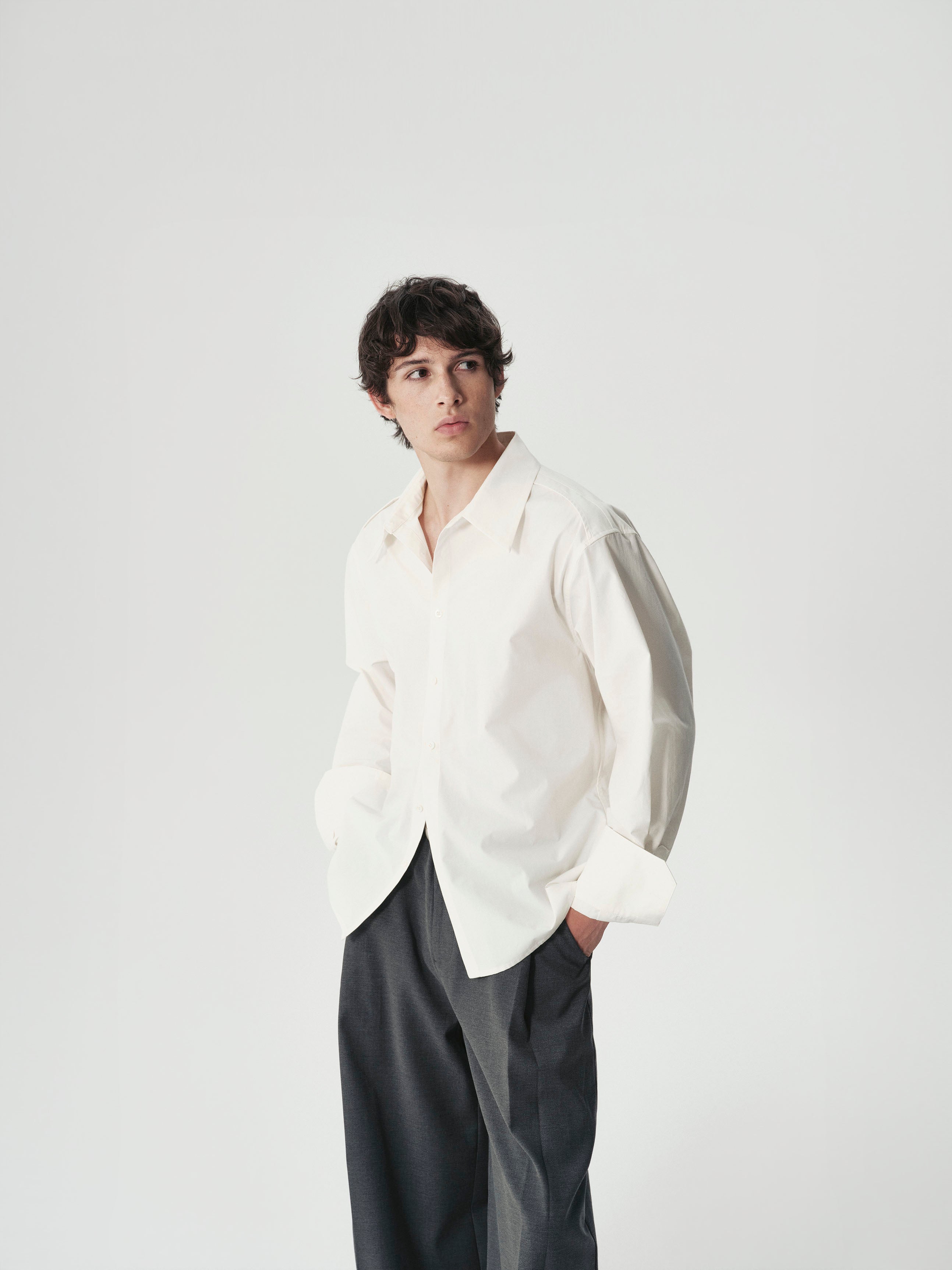 Pleated Shoulder Shirt