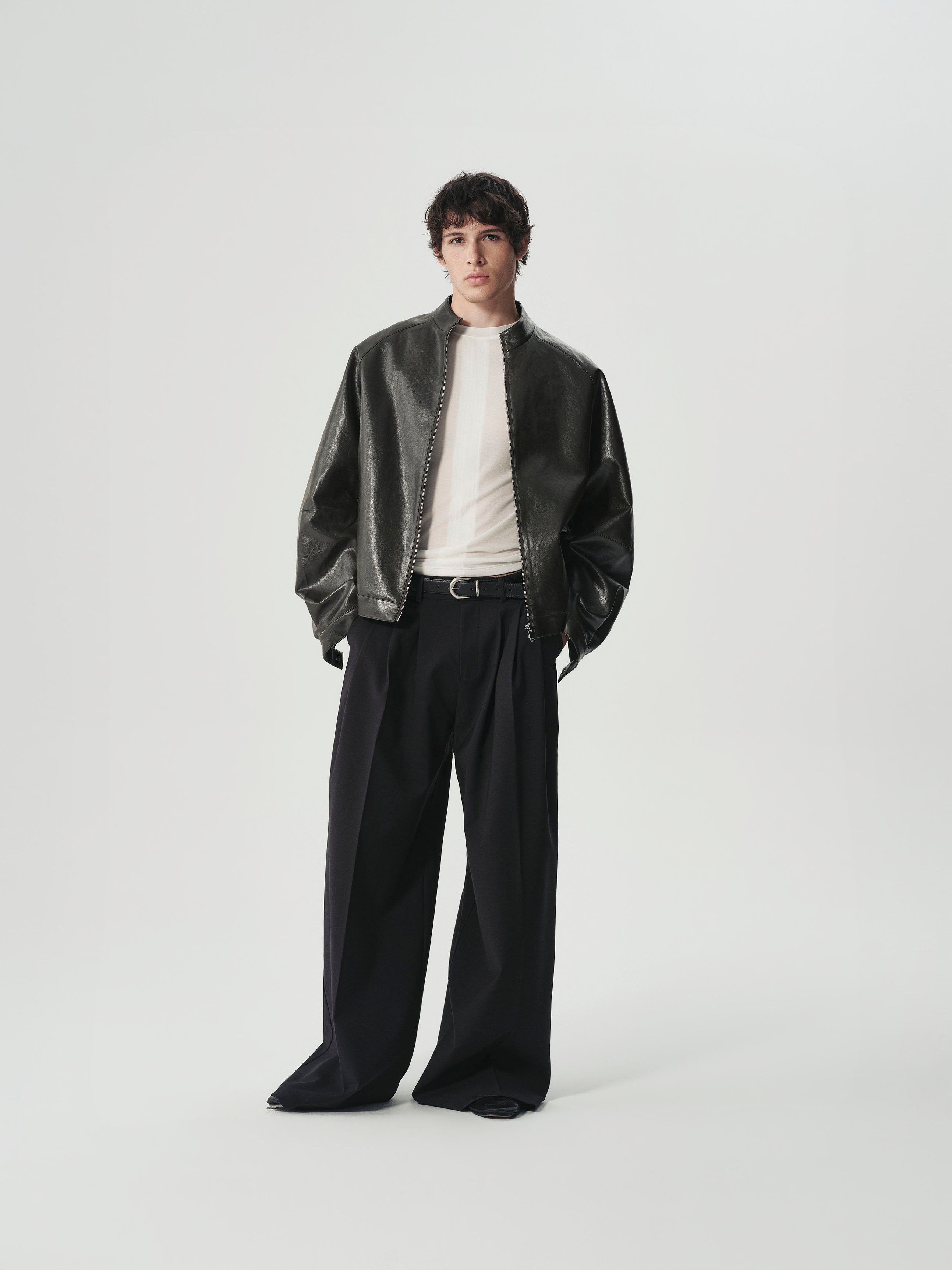 Vegan Leather Blouson
