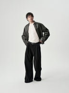Vegan Leather Blouson