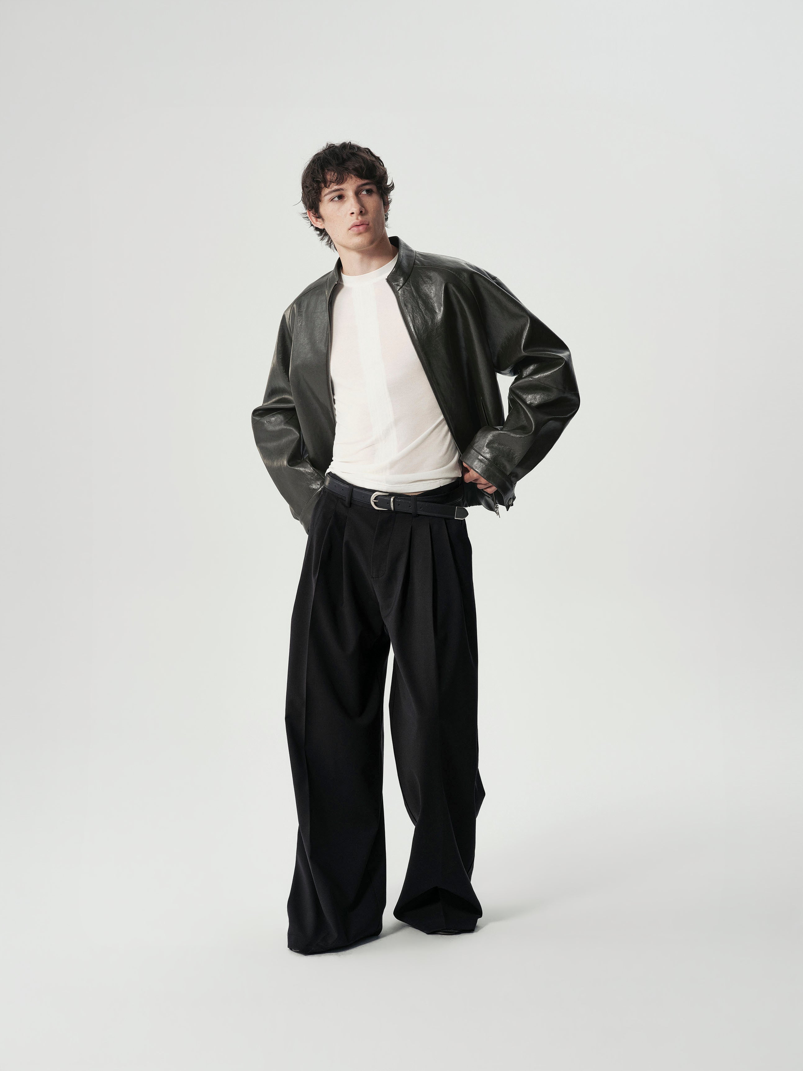 Vegan Leather Blouson