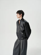 Vegan Leather Blouson