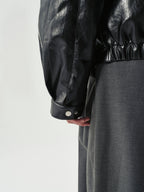 Vegan Leather Blouson