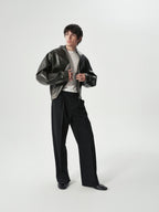Vegan Leather Blouson