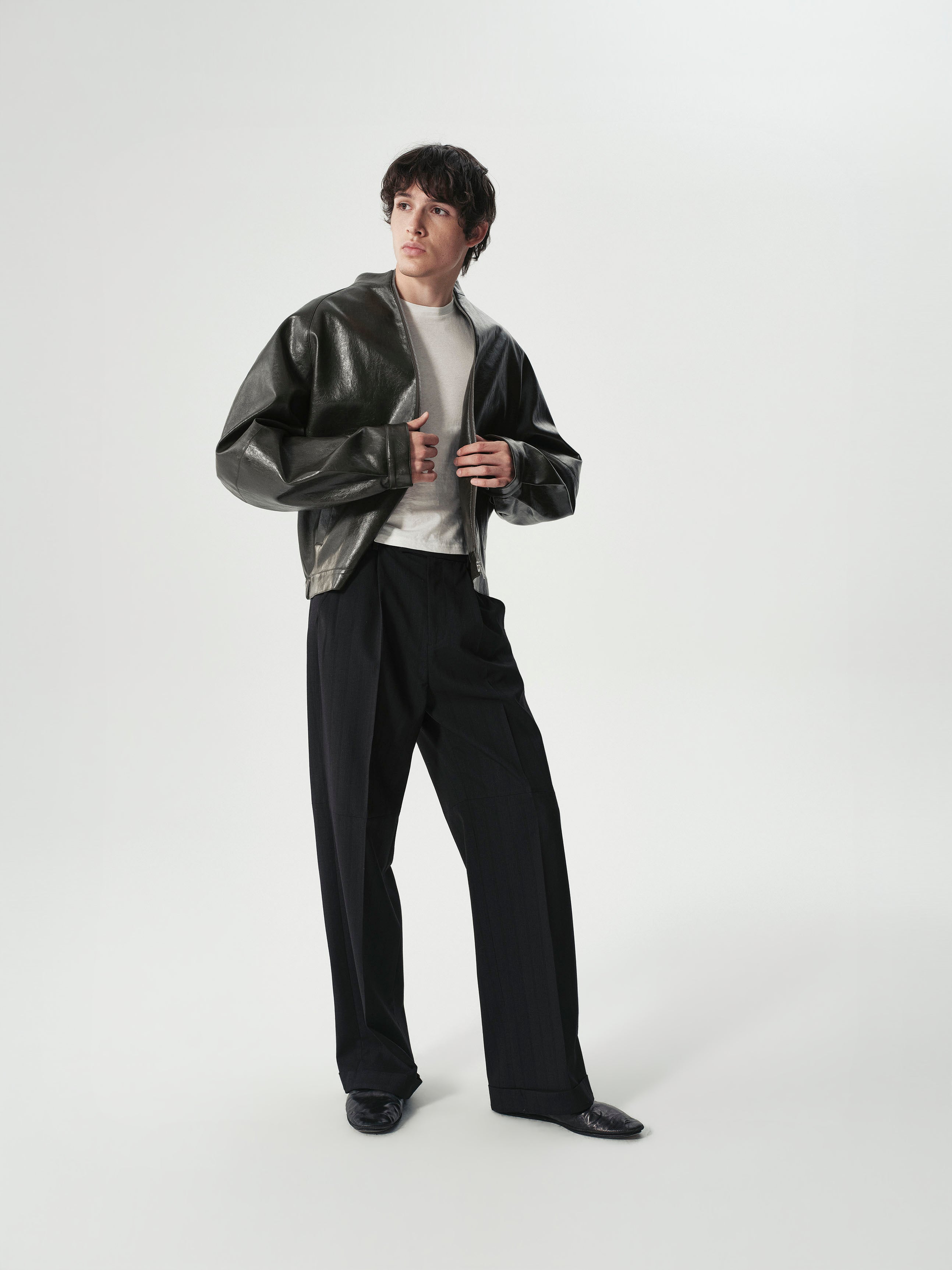 Vegan Leather Blouson