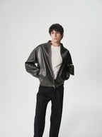 Vegan Leather Blouson