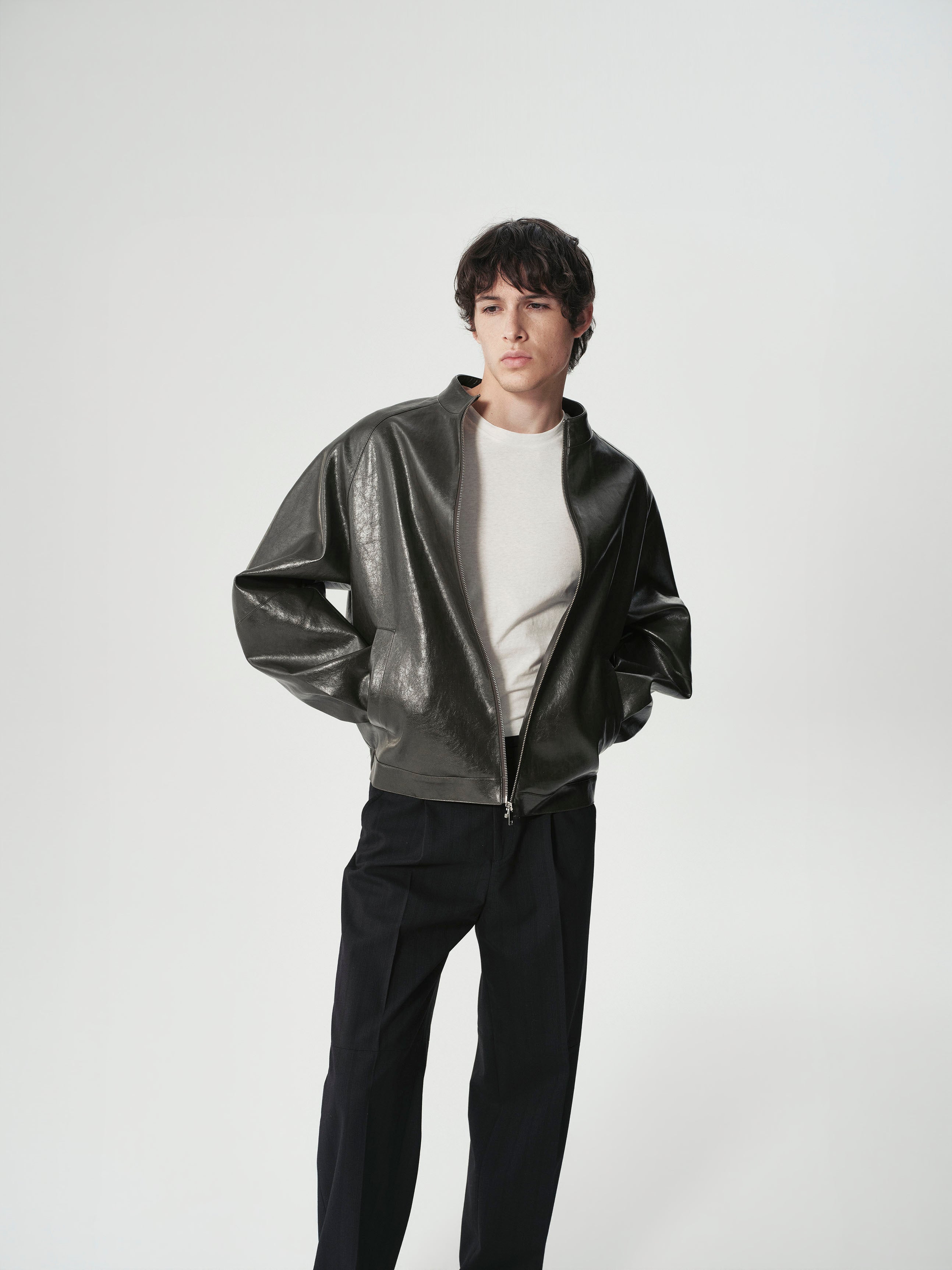 Vegan Leather Blouson