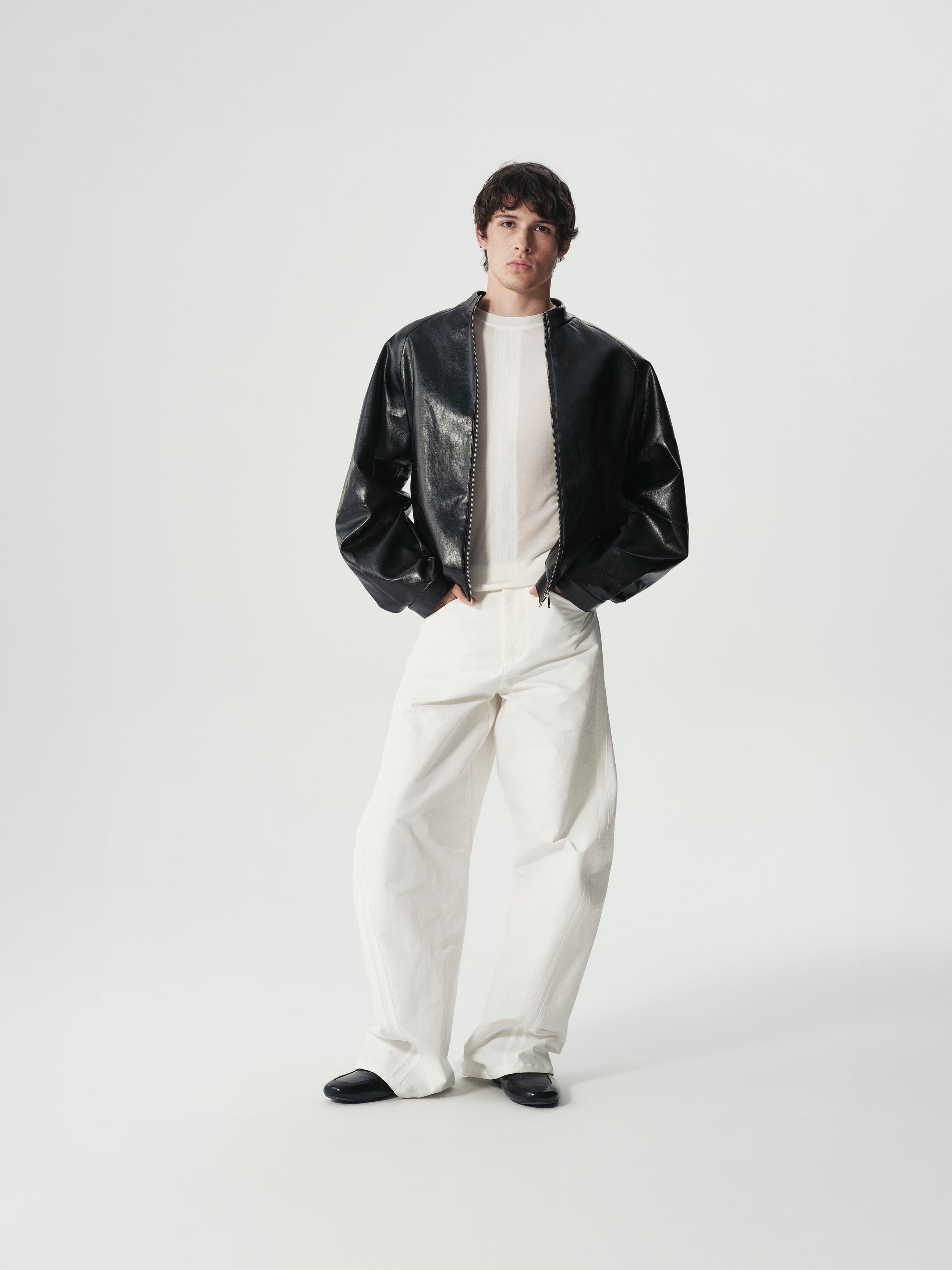 Vegan Leather Blouson