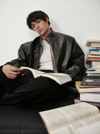 Vegan Leather Blouson