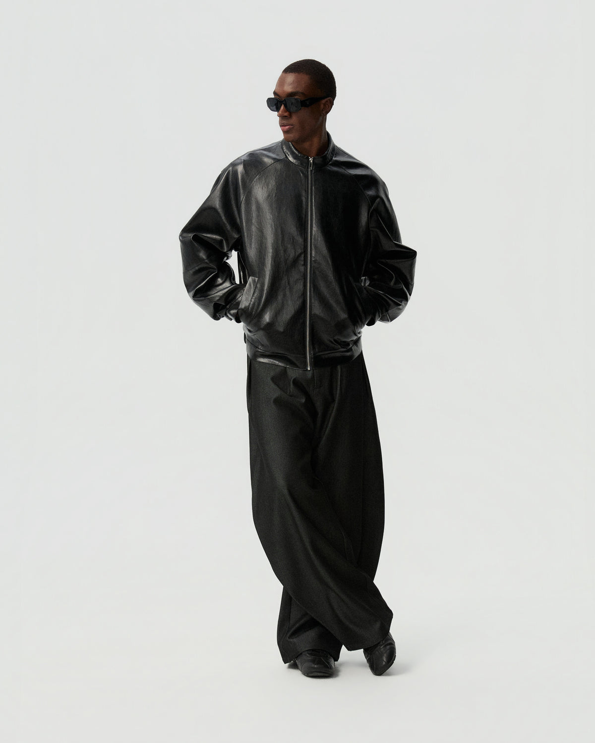Vegan Leather Blouson — product view