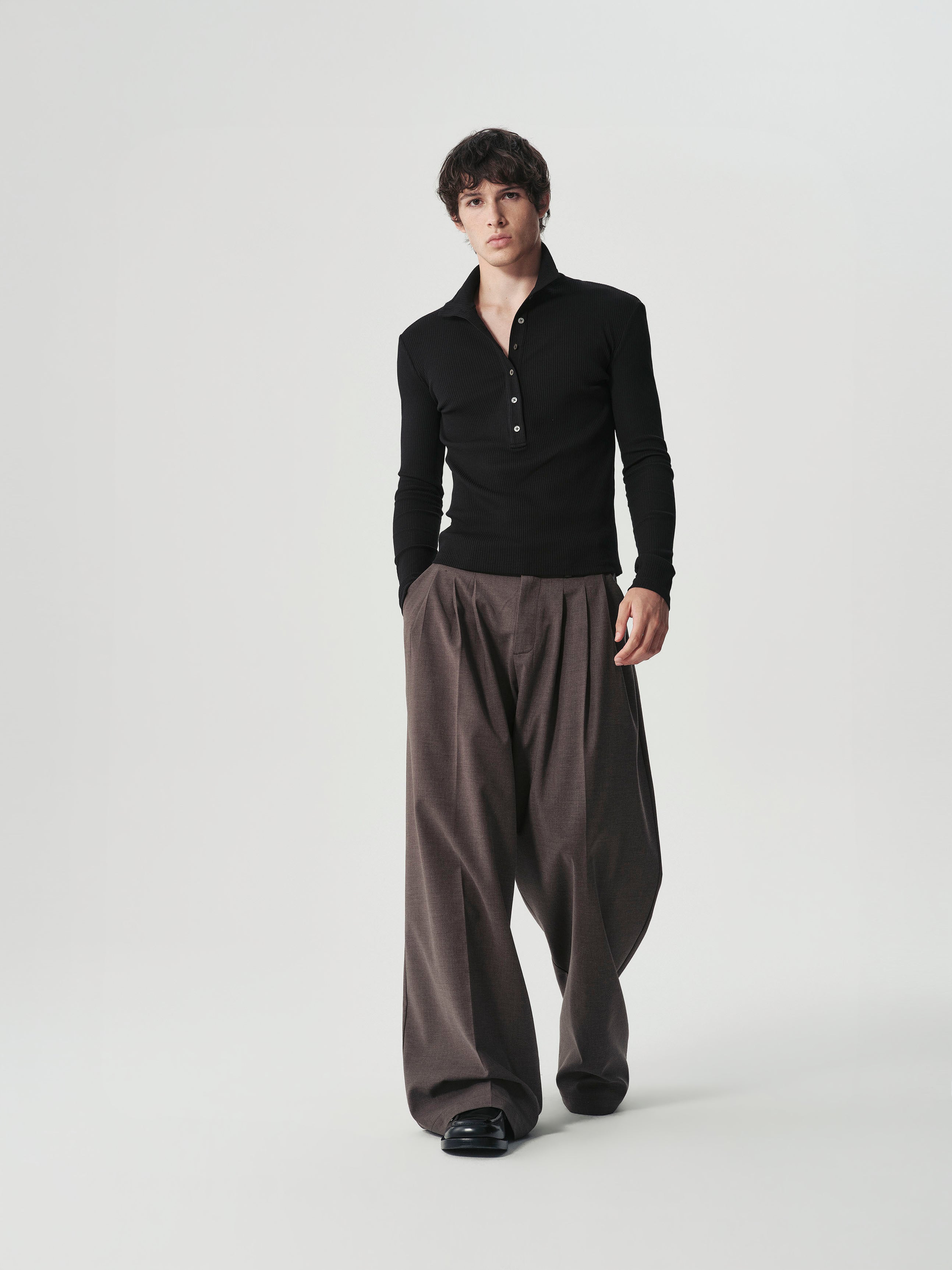 Column Henley Top