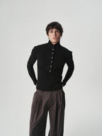 Column Henley Top