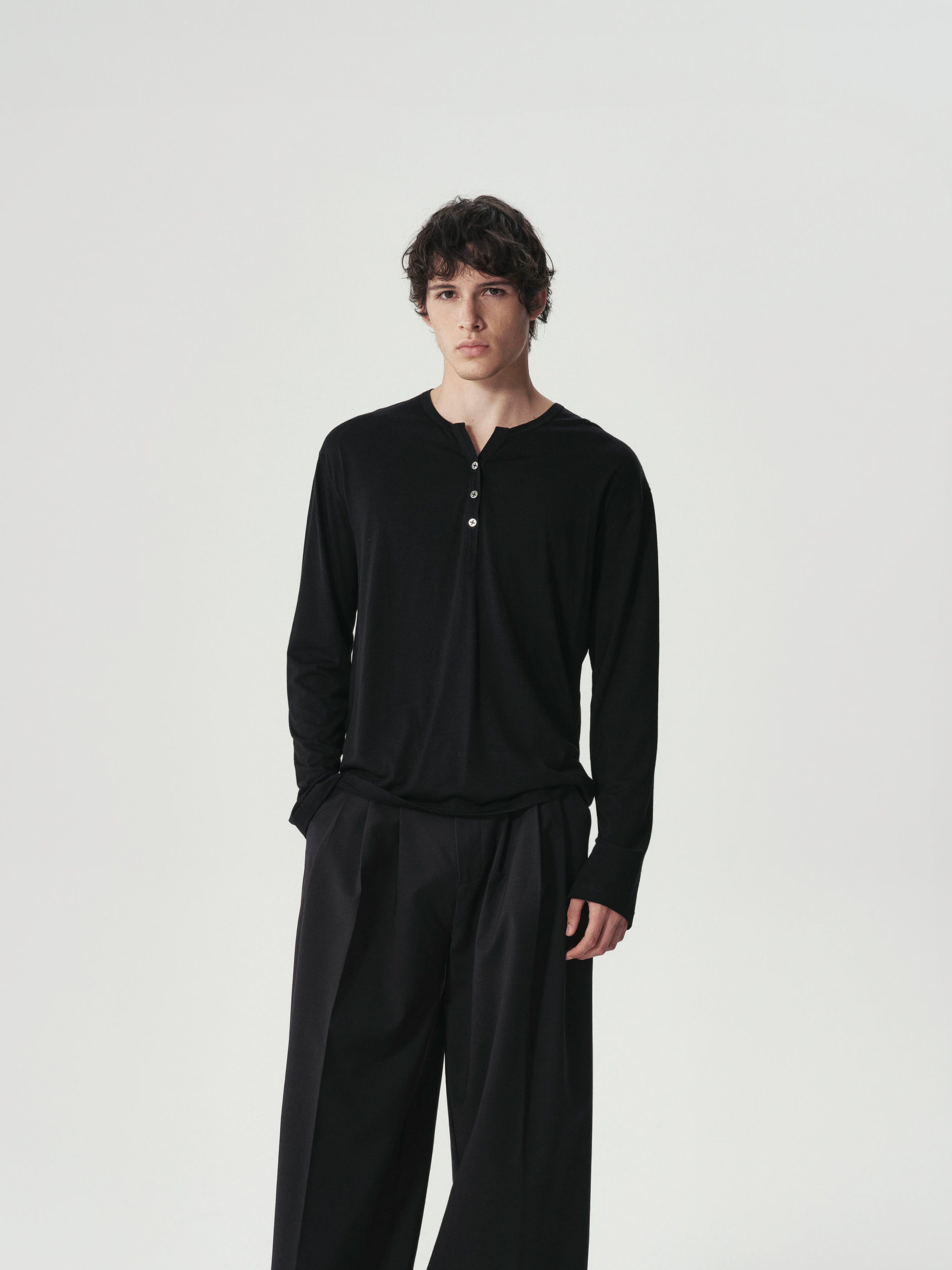 Fluid Henley Top