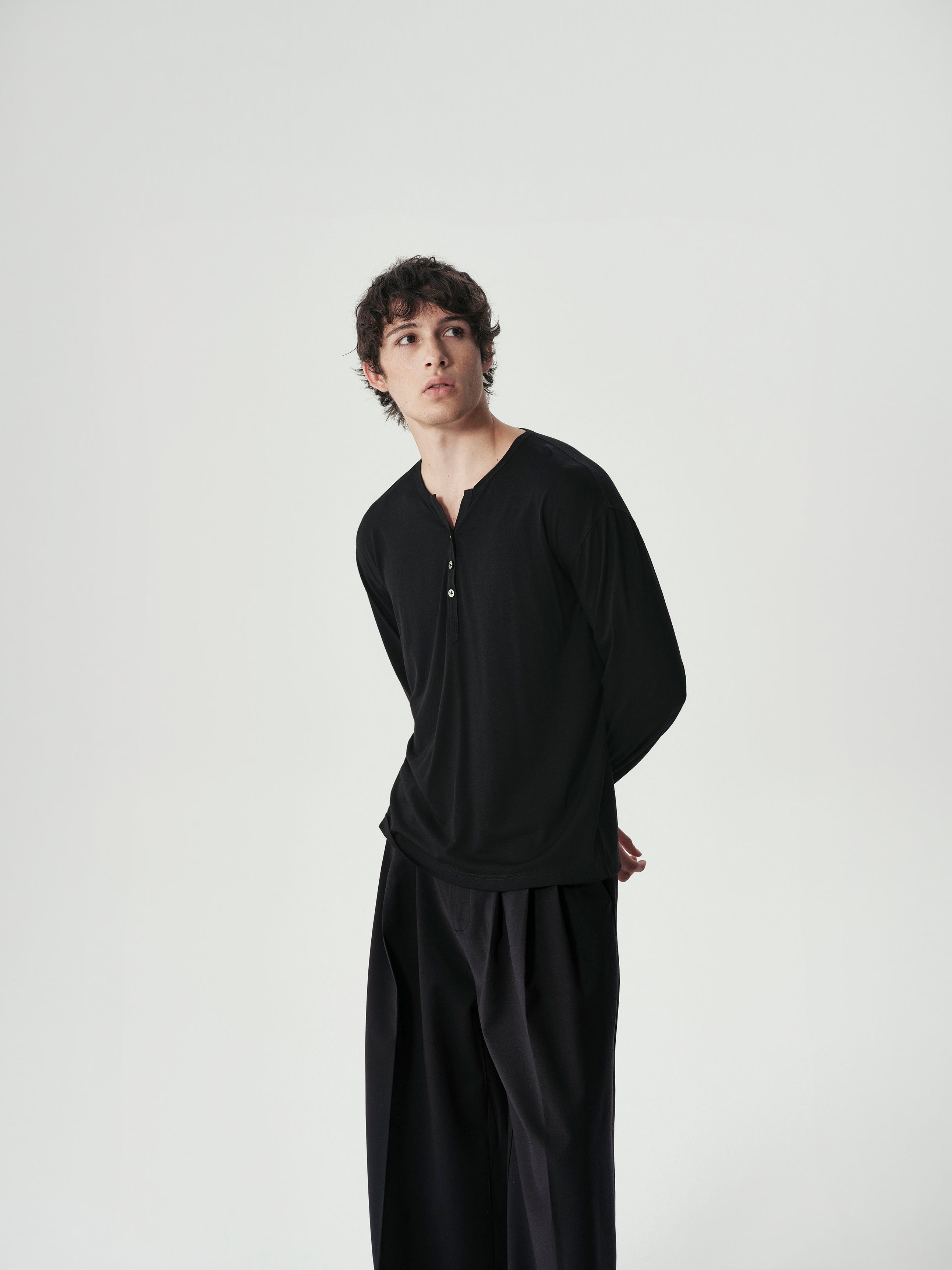 Fluid Henley Top