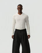 Overlap V-Neck Long-Sleeve — product view