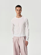 Structure Long Sleeve in White