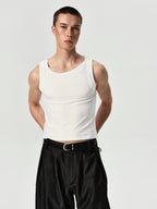 Layer Tank in White