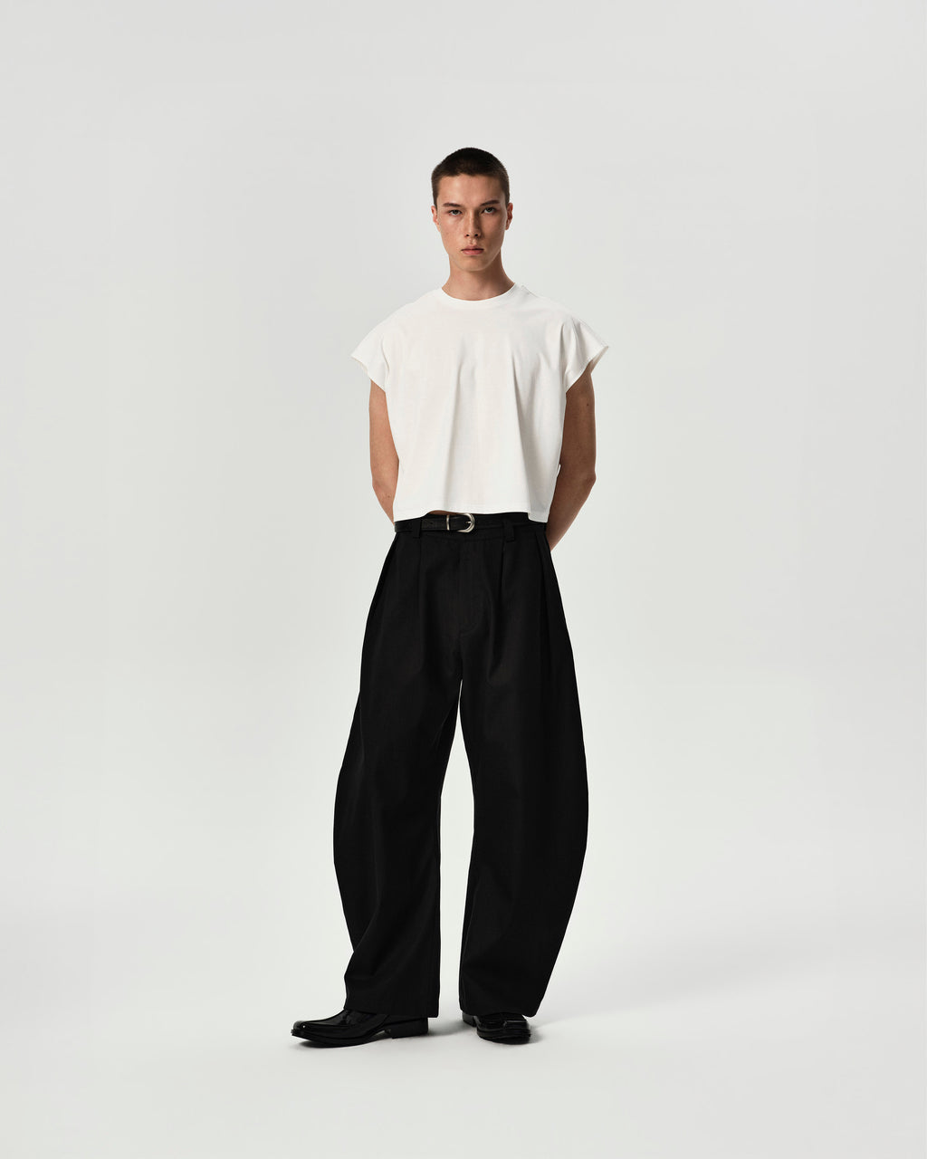 Form Vest in White