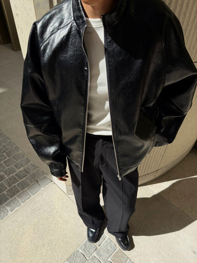Vegan Leather Blouson