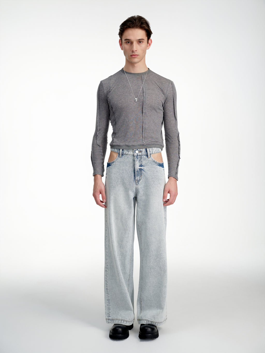 Sky Revel Wide-Leg Denim - YHONE