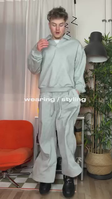 Draped Pleated Pants